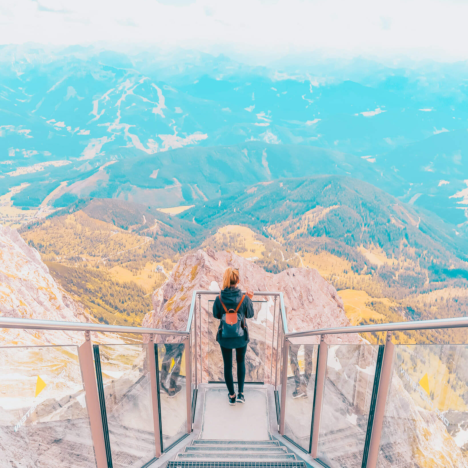 Stairway to nothingness, Dachstein Mountain, Austria