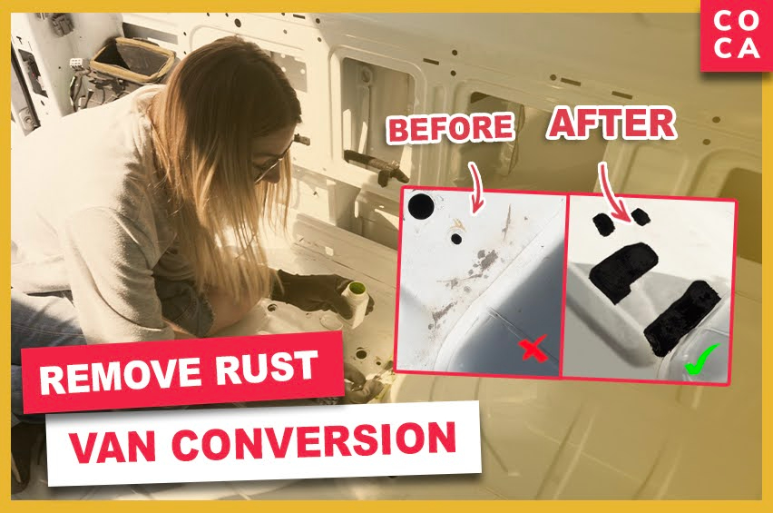 How to remove and treat any rust on your van