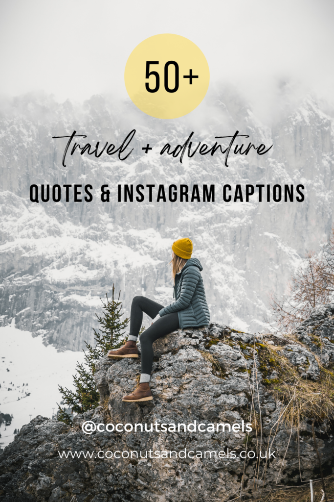 travel captions for instagram one word