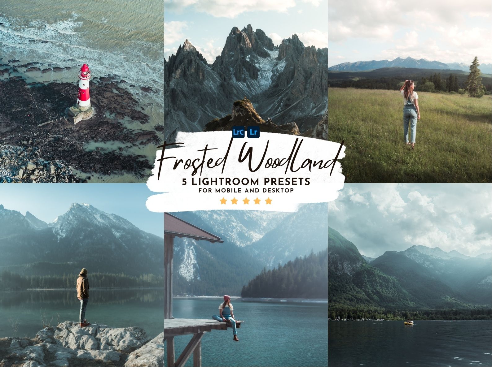 ESTERNO MOODY, 5 Preset Mobili Premium Lightroom